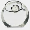 [CRY169] 4.5" Round Crystal Clock Thumbnail