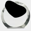 [CRY169] 4.5" Round Crystal Clock Thumbnail