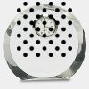 [CRY169] 4.5" Round Crystal Clock Thumbnail