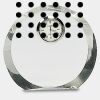[CRY169] 4.5" Round Crystal Clock Thumbnail