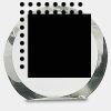 [CRY169] 4.5" Round Crystal Clock Thumbnail