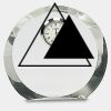 [CRY169] 4.5" Round Crystal Clock Thumbnail