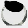 [CRY169] 4.5" Round Crystal Clock Thumbnail