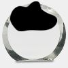 [CRY169] 4.5" Round Crystal Clock Thumbnail