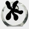 [CRY169] 4.5" Round Crystal Clock Thumbnail