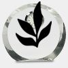 [CRY169] 4.5" Round Crystal Clock Thumbnail