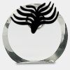 [CRY169] 4.5" Round Crystal Clock Thumbnail