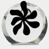 [CRY169] 4.5" Round Crystal Clock Thumbnail