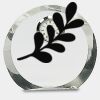 [CRY169] 4.5" Round Crystal Clock Thumbnail