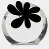 [CRY169] 4.5" Round Crystal Clock Thumbnail