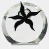 [CRY169] 4.5" Round Crystal Clock Thumbnail