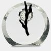 [CRY169] 4.5" Round Crystal Clock Thumbnail