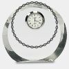 [CRY169] 4.5" Round Crystal Clock Thumbnail