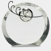 [CRY169] 4.5" Round Crystal Clock Thumbnail