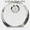 [CRY169] 4.5" Round Crystal Clock Thumbnail