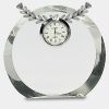 [CRY169] 4.5" Round Crystal Clock Thumbnail