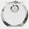 [CRY169] 4.5" Round Crystal Clock Thumbnail