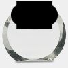 [CRY169] 4.5" Round Crystal Clock Thumbnail