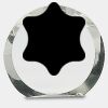 [CRY169] 4.5" Round Crystal Clock Thumbnail
