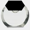 [CRY169] 4.5" Round Crystal Clock Thumbnail