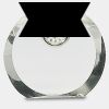 [CRY169] 4.5" Round Crystal Clock Thumbnail