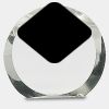 [CRY169] 4.5" Round Crystal Clock Thumbnail