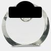 [CRY169] 4.5" Round Crystal Clock Thumbnail