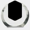 [CRY169] 4.5" Round Crystal Clock Thumbnail