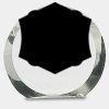 [CRY169] 4.5" Round Crystal Clock Thumbnail