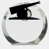 [CRY169] 4.5" Round Crystal Clock Thumbnail