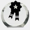 [CRY169] 4.5" Round Crystal Clock Thumbnail