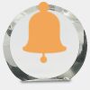 [CRY169] 4.5" Round Crystal Clock Thumbnail