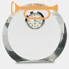 [CRY169] 4.5" Round Crystal Clock Thumbnail