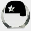 [CRY169] 4.5" Round Crystal Clock Thumbnail