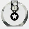 [CRY169] 4.5" Round Crystal Clock Thumbnail