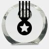 [CRY169] 4.5" Round Crystal Clock Thumbnail