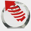 [CRY169] 4.5" Round Crystal Clock Thumbnail