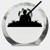 [CRY169] 4.5" Round Crystal Clock Thumbnail