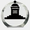 [CRY169] 4.5" Round Crystal Clock Thumbnail