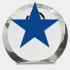 [CRY169] 4.5" Round Crystal Clock Thumbnail