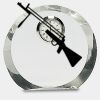 [CRY169] 4.5" Round Crystal Clock Thumbnail