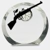 [CRY169] 4.5" Round Crystal Clock Thumbnail