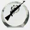 [CRY169] 4.5" Round Crystal Clock Thumbnail