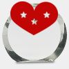 [CRY169] 4.5" Round Crystal Clock Thumbnail