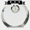 [CRY169] 4.5" Round Crystal Clock Thumbnail