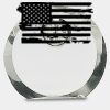 [CRY169] 4.5" Round Crystal Clock Thumbnail