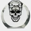 [CRY169] 4.5" Round Crystal Clock Thumbnail