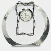 [CRY169] 4.5" Round Crystal Clock Thumbnail