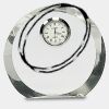 [CRY169] 4.5" Round Crystal Clock Thumbnail