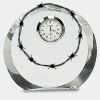 [CRY169] 4.5" Round Crystal Clock Thumbnail